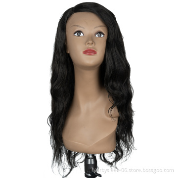 Wholesale 24 Inch Body Wave Heat Resistance Synthetic Wig High Temperature Side Part Lace Front Synthetic Hair Wigs for woman